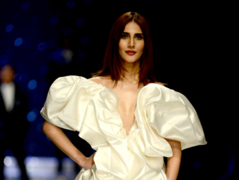 Vaani Kapoor snapped walking the ramp for Gauri Nainika at the Amazon Fashion Week