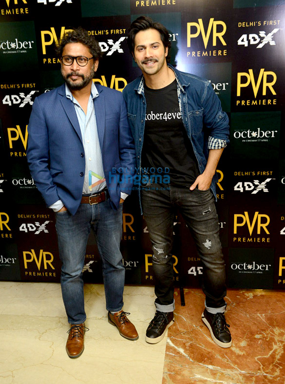 varun dhawan graces the song launch from the film october 3