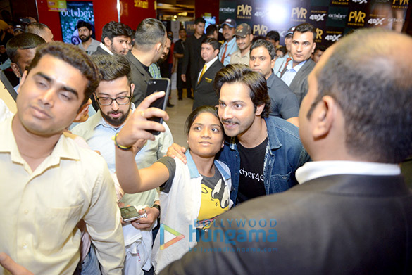 varun dhawan graces the song launch from the film october 6