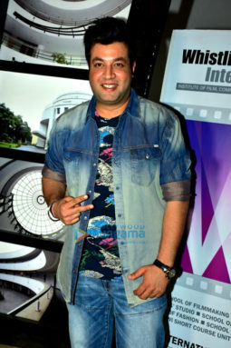 Varun Sharma snapped at Whistling Woods International