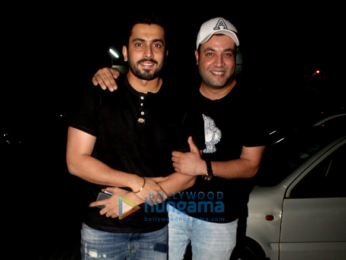 Varun Sharma snapped with friends at Juhu PVR
