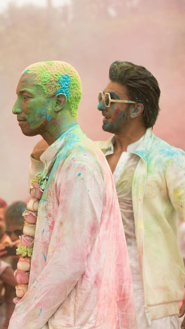 WATCH: Hollywood musician Pharrell Williams joins Ranveer Singh for Holi celebrations