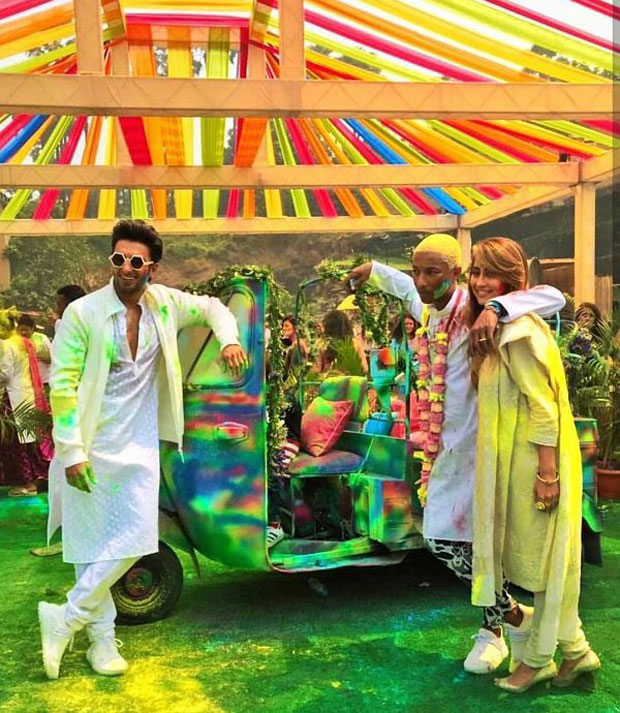 WATCH: Hollywood musician Pharrell Williams joins Ranveer Singh for Holi celebrations