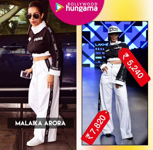 Weekly Celeb Splurges: Malaika Arora in Narendra Ahmed athleisure separates