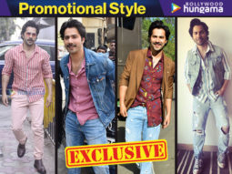 Pink punk and oodles of 90s vibe, Varun Dhawan gets groovy as Desi Pablo Escobar for October promotions!