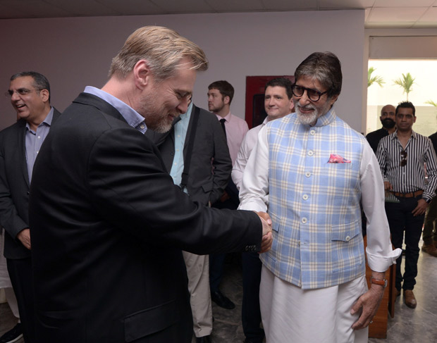 After Shah Rukh Khan and Kamal Haasan, Amitabh Bachchan meets filmmaker Christopher Nolan