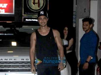 Aayush Sharma, Warina Hussain and Kartik Aaryan spotted at gym