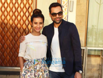 Abhay Deol and Patralekha snapped post media interactions for Nanu Ki Jaanu at Sun N Sand