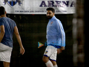 Abhishek Bachchan spotted playing football in Juhu near PVR