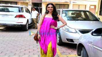 Aditi Rao Hydari spotted at a nail spa Bandra