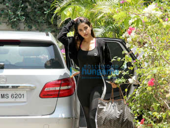 Aditya Roy Kapur, Sidharth Malhotra, Shahid Kapoor and Nidhhi Agerwal snapped at the gym