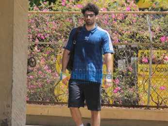 Aditya Roy Kapur spotted at Bandra