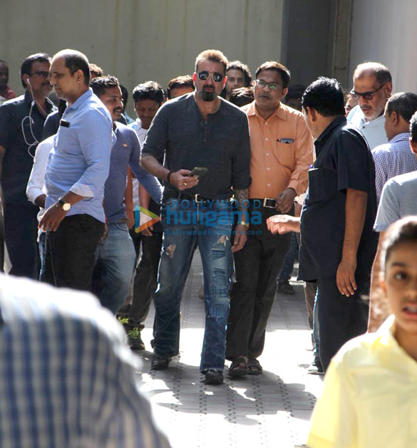 Alia Bhatt and Sanjay Dutt spotted at Vishesh Films’ office
