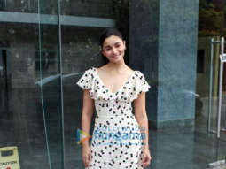 Alia Bhatt snapped promoting Raazi at the Dharma Films office