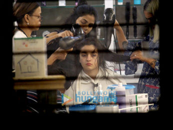 Alia Bhatt snapped with her mother at Kromakay salon in Juhu