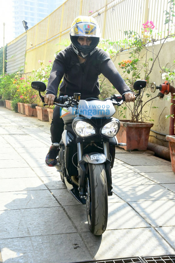 Amit Sadh snapped riding his super bike