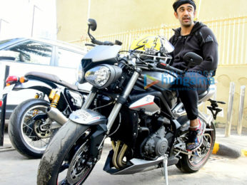 Amit Sadh snapped riding his super bike