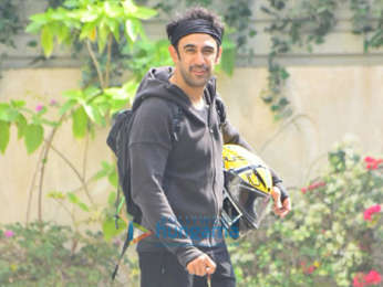 Amit Sadh snapped riding his super bike