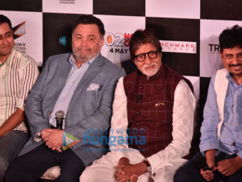 Amitabh Bachchan and Rishi Kapoor launch the track 'Badumbaaa' from '102 Not Out'