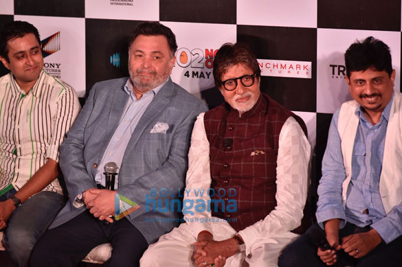 amitabh bachchan and rishi kapoor launch the track badumbaaa from 102 not out 2