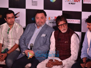 Amitabh Bachchan and Rishi Kapoor launch the track 'Badumbaaa' from '102 Not Out'