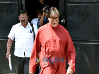 Amitabh Bachchan spotted during a photo Shoot for Kalyan Jewellers