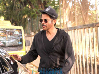Anil Kapoor and Esha Gupta spotted in Juhu