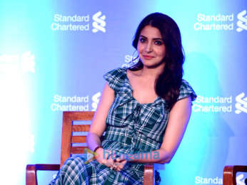 Anushka Sharma snapped at Standard Chartered press conference