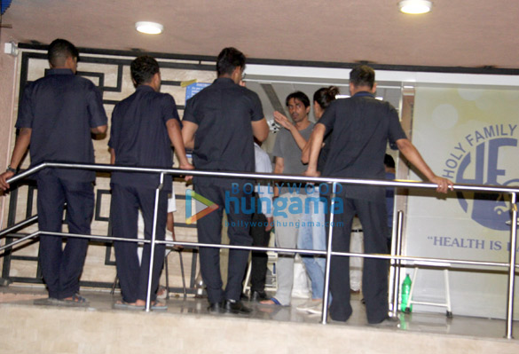 Arjun Rampal with wife Mehr at Holy Family Hospital, Bandra Arjun Rampal with wife Mehr at Holy Family Hospital, Bandra