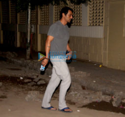 Arjun Rampal with wife Mehr at Holy Family Hospital, Bandra
