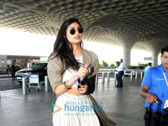 Athiya Shetty, Disha Patani, Shibani Kashyap, and Rajkummar Rao snapped at the airport