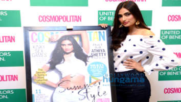 Athiya Shetty launches the April issue of Cosmopolitan in Delhi