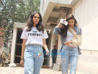 Athiya Shetty spotted at a clinic