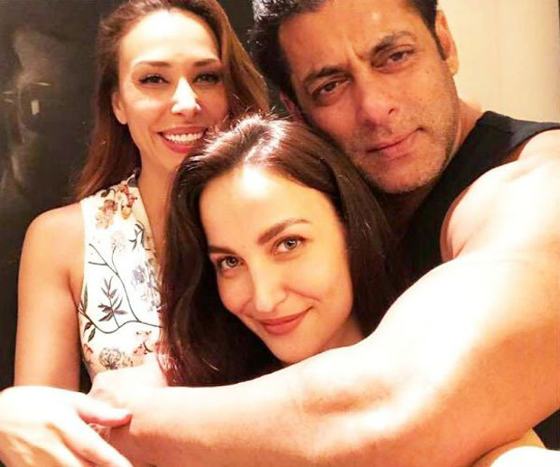 Awesome Threesome! Salman Khan-Elli Avram share a warm hug, Iulia Vantur looks on (see pic)