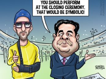 Bollywood Toons: Injured Ranveer Singh won’t perform at IPL!