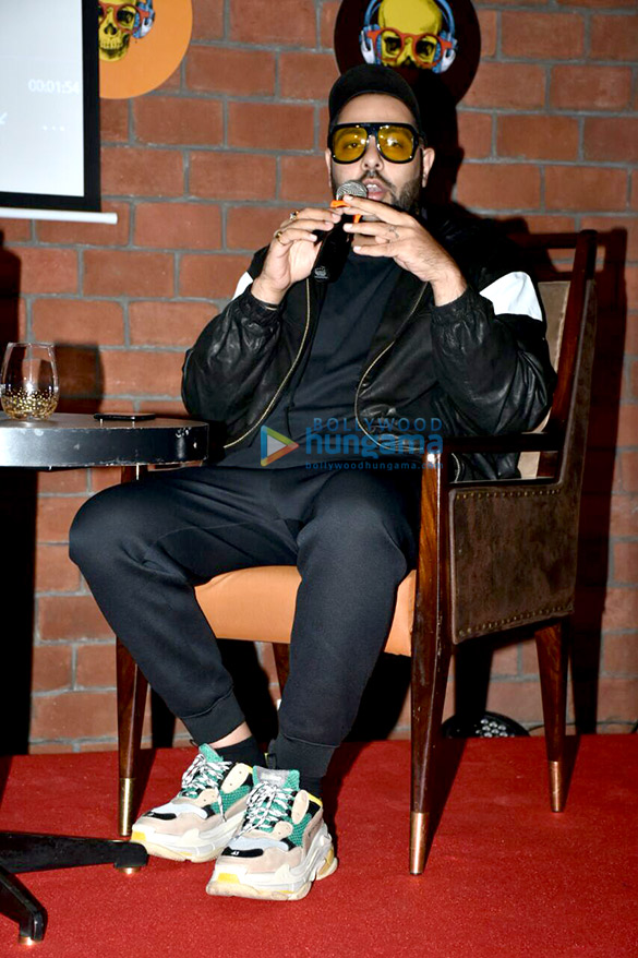 Badshah graces the press conference to announce the launch of a new  restaurant and lounge 'Dragonfly