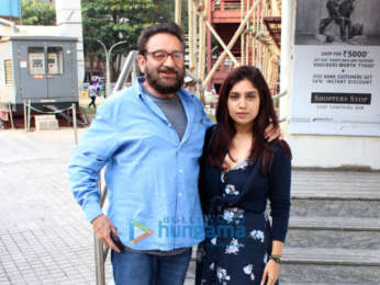 Bhumi Pednekar, Twinkle Khanna and director Shekhar Kapur snapped at PVR Juhu