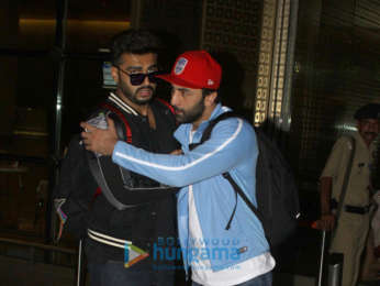 Deepika Padukone, Arjun Kapoor, Ranbir Kapoor and Abhishek Bachchan snapped at the airport