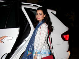 Dia Mirza snapped with her husband in Bandra