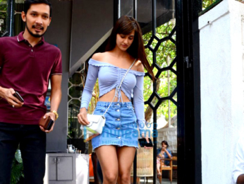 Disha Patani spotted at Korner House in Bandra