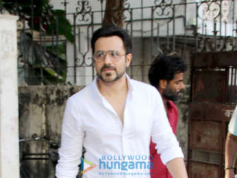 Emraan Hashmi spotted with Atul Kasbekar in Bandra