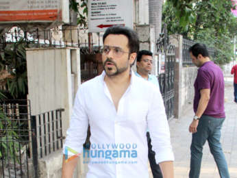 Emraan Hashmi spotted with Atul Kasbekar in Bandra