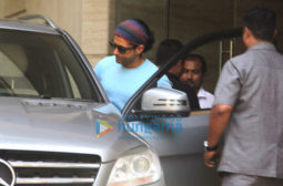 Farhan Akhtar snapped at a dubbing studio