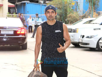 Gurmeet Choudhary snapped at the gym