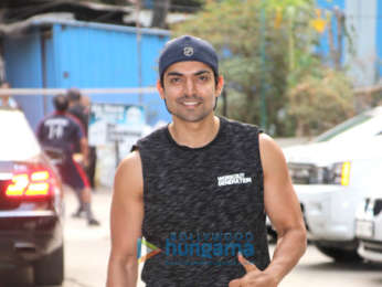 Gurmeet Choudhary snapped at the gym