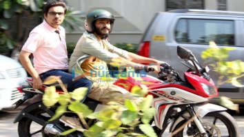 Harshvardhan Kapoor spotted on a shoot in Juhu