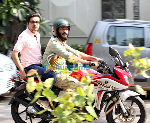 Harshvardhan Kapoor spotted on a shoot in Juhu