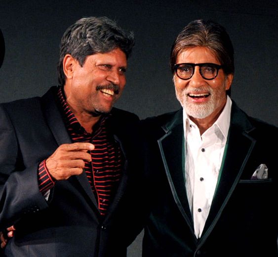 Here's why former Indian captain Kapil Dev admires Amitabh Bachchan