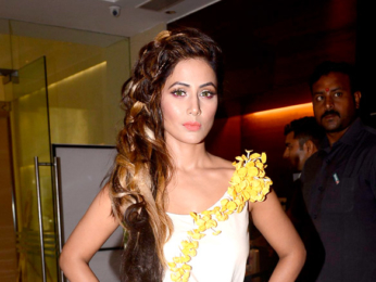 Hina Khan walks the ramp at the Streax event