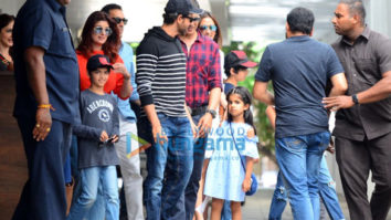 Hrithik Roshan and Akshay Kumar with their families spotted together after lunch in Bandra